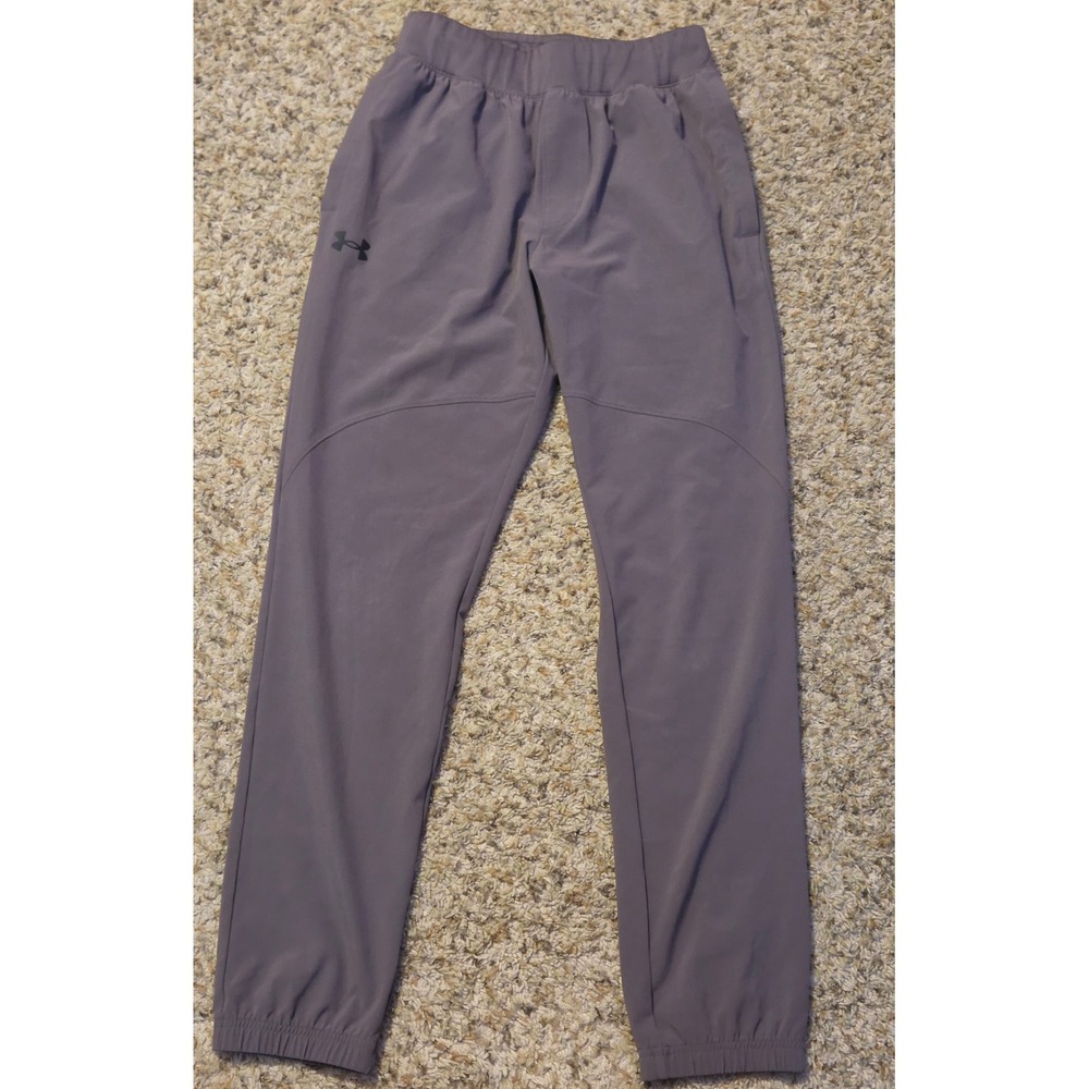 Under Armour Elastic Waistband Jogger Pants Women's Size Small Purple